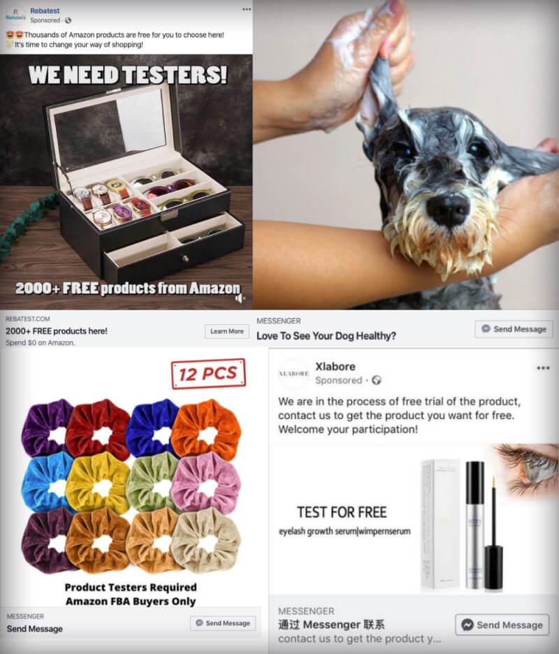tester scams